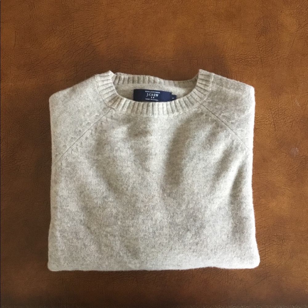 [ J. Crew ] 100% lambs wool long sleeve top